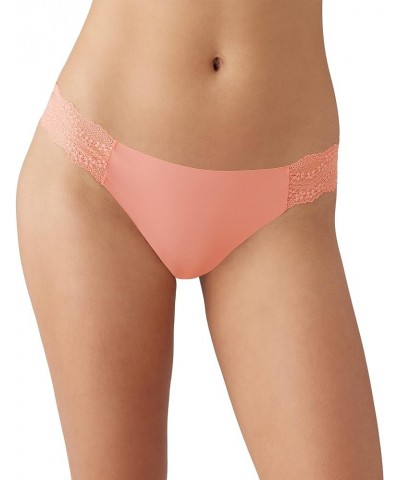 Women's B.Bare Thong Panty Peach Amber $6.52 Lingerie
