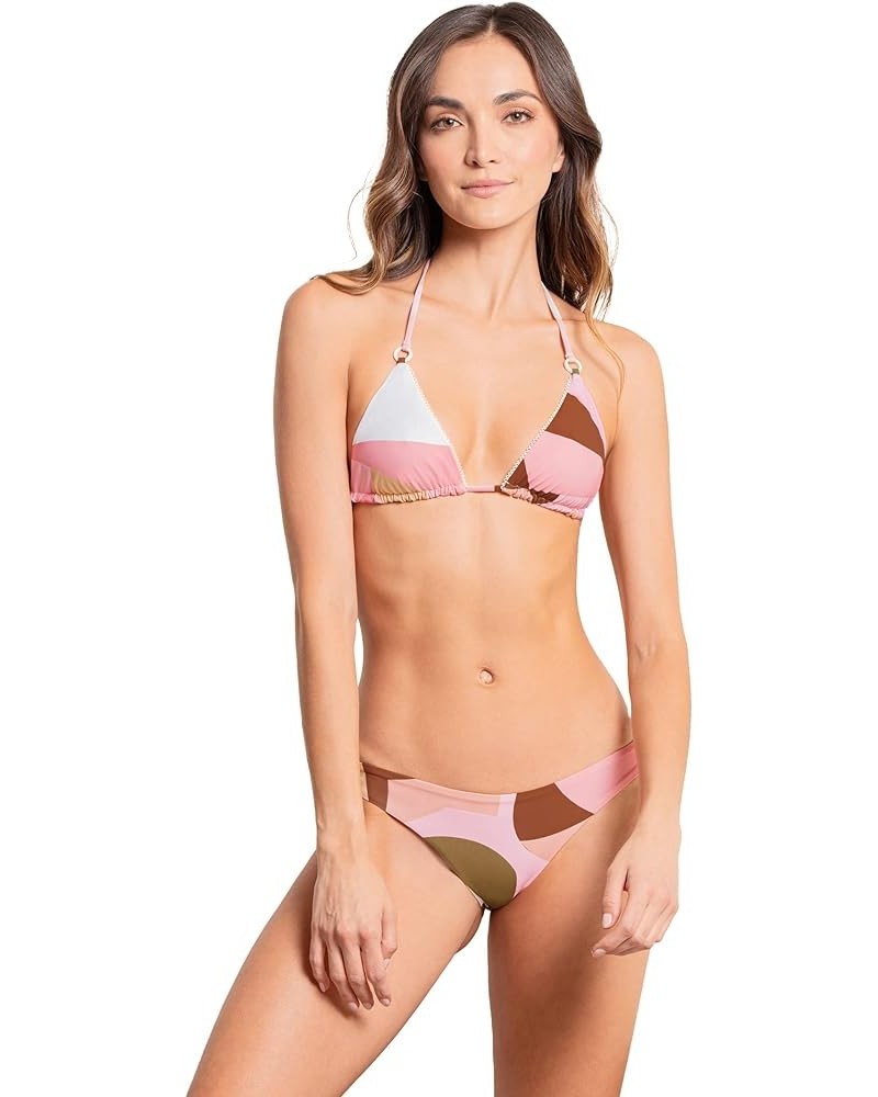 Women's Sliding Triangle Pink Overflow $18.06 Swimsuits