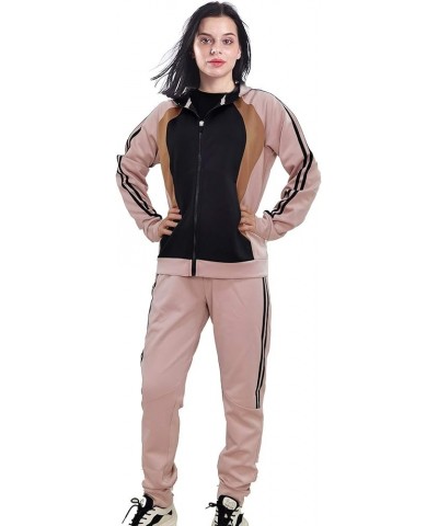 Track Suits for Women Set Casual 2 Piece Outfits Sweatsuit Dusty Pink 601 $26.54 Activewear