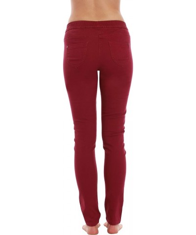 Solid Jeggings for Women Wine $10.75 Leggings