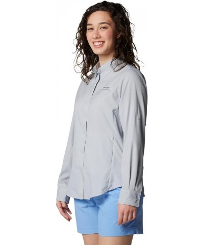 Women's Tamiami Ii Long Sleeve Shirt Cirrus Grey $23.61 Blouses