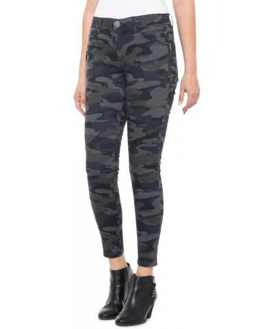 Women's 30/10" Side Zip Ab Solution Jegging Olive Indigo Camo $29.41 Jeans