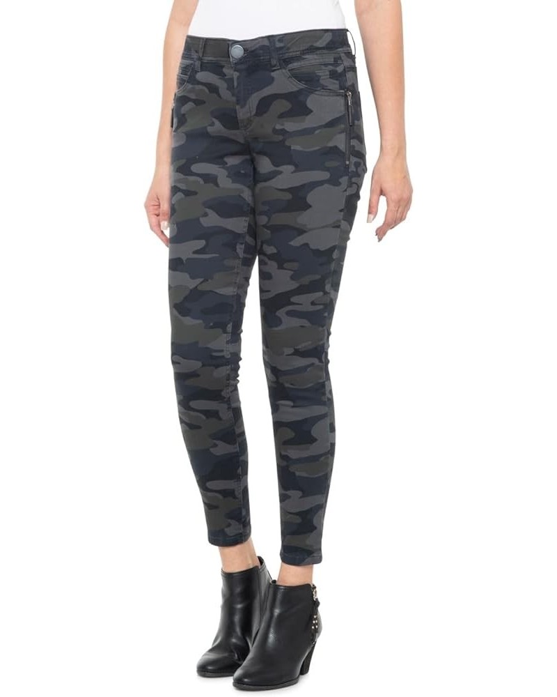 Women's 30/10" Side Zip Ab Solution Jegging Olive Indigo Camo $29.41 Jeans