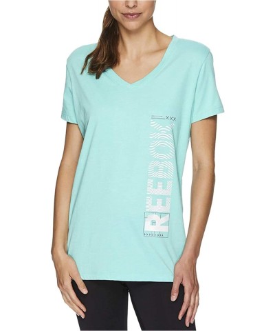 Womens Ondas Workout Graphic T-Shirt, Blue, Medium $11.11 Activewear
