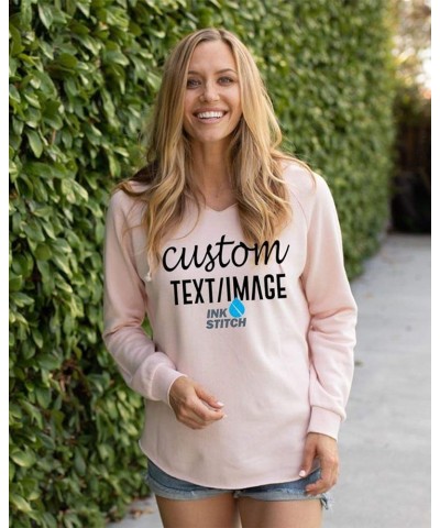 Women PRM2500 Custom Design Your Own Lightweight Hoodie Sweatshirts -Multicolors Shadow $18.00 Hoodies & Sweatshirts