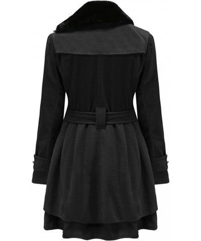 Long Coat Women Lapel Parka Overcoat Winter Outwear Jacket Warm Cardigan 99-black $17.59 Coats