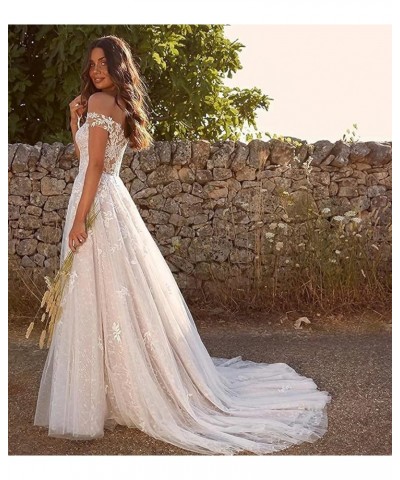 Lace Mermaid Wedding Dresses for Bride 2024 with Sleeves Beach Boho Bridal Gowns for Women J Ivory $34.50 Dresses