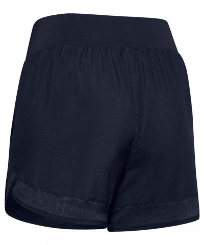 Womens Locker Woven Short Midnight Navy / Metallic Silver $13.49 Activewear