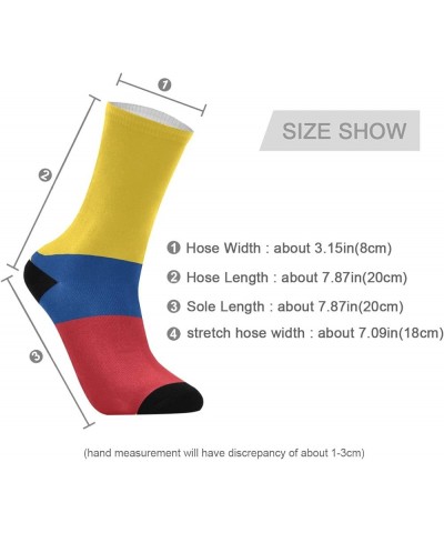 Novelty crew socks Quick-drying sports socks for fitness, running, cycling Color2 $7.41 Activewear