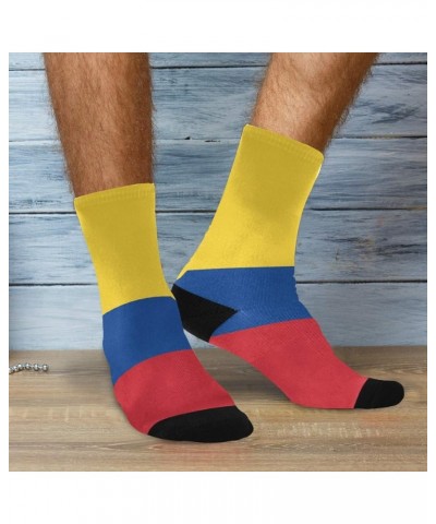 Novelty crew socks Quick-drying sports socks for fitness, running, cycling Color2 $7.41 Activewear