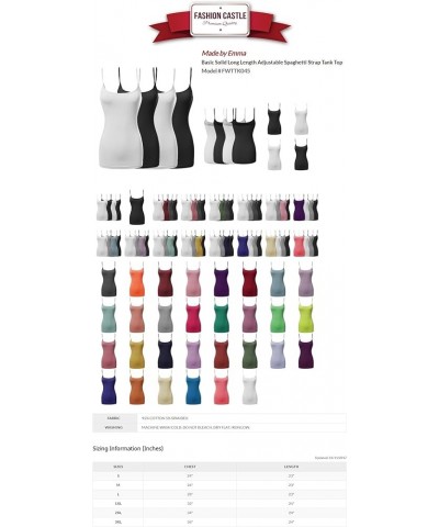 Women's Adjustable Camisole for Women Spaghetti Strap Tank Top Camisoles Fwttk045 Taupe $11.75 Tanks