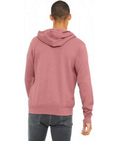 Unisex Fleece Full-Zip Hoodie - Heather Mauve $12.11 Hoodies & Sweatshirts