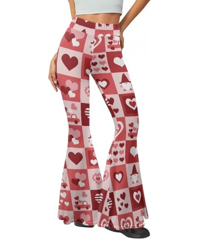 Flare Yoga Pants for Women Petite Yoga Pants Women Tall Bootcut Yoga Pants Sweetheart Plaid $12.87 Activewear