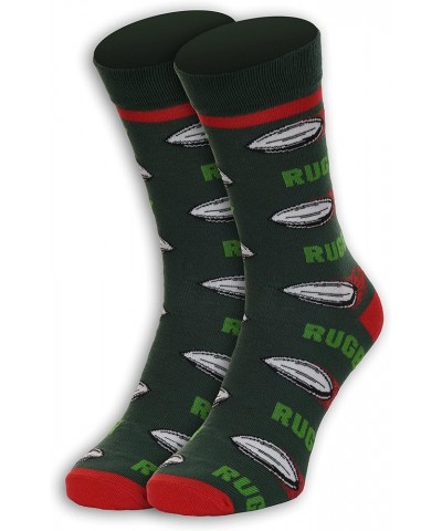Sports-Themed Socks Large, Shoe Size 9-12 Rugby $8.61 Socks
