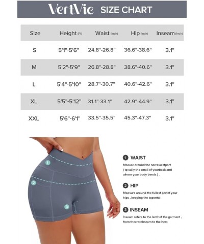 Gym Shorts Women Cross Waist Workout Shorts 3.1" / 9.4'' -High Waisted Yoga Booty Shorts with Pockets Buttery Soft 3.1 inches...