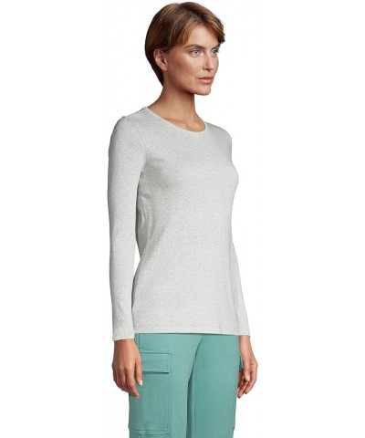 Women's Long Sleeve Crew Neck T-Shirt Classic Gray Heather $15.06 T-Shirts