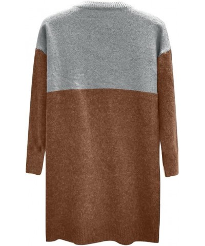 Sweater Dress for Women 2023 Long Sleeve Fall Winter Dresses Fashion Comfy Slim Fit Sweaters Sexy Bodycon Dresses B5-coffee $...