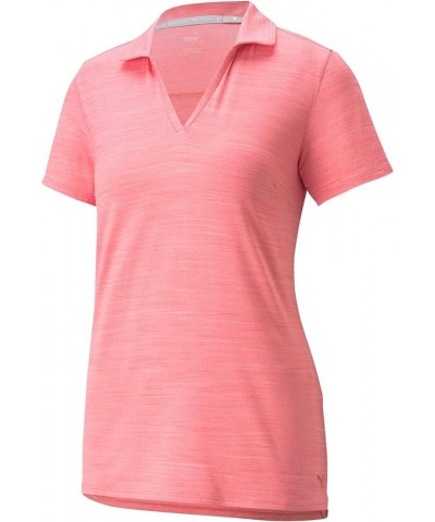 Women's Cloudspun Coast Polo Rapture Rose Heather X-Small $18.34 Shirts