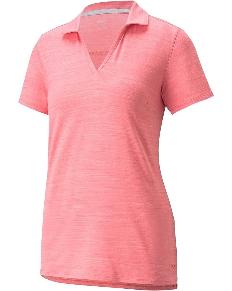 Women's Cloudspun Coast Polo Rapture Rose Heather X-Small $18.34 Shirts