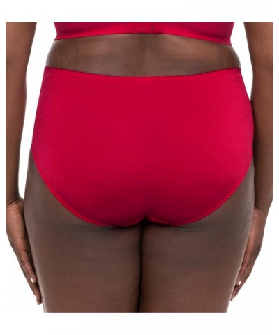 Women's Plus Size Keira Full Coverage Brief Crimson $7.32 Lingerie