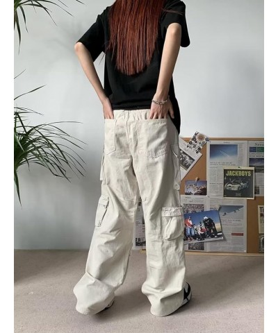 High Waisted Jeans for Women Stretchy Rise Straight Loose Denim Pants Wide Leg Hippie Streetwear Trendy Aesthetic Cargo Jeans...