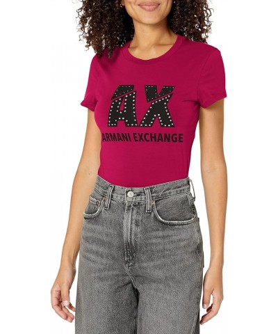 Women's Crackled Logo T-Shirt Bloom $16.43 T-Shirts