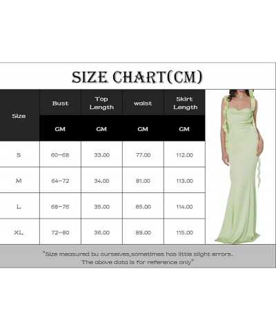 Women Y2k Spaghetti Strap Backless Long Tassel Slip Dress Sexy Bodycon Cut Out Maxi Dresses Dinner Club Cocktail Sundress Gre...