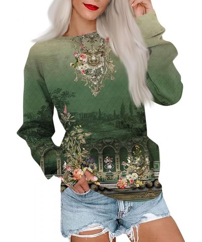 Sweatshirts For Women Trendy 2023 Long Sleeve Butterfly Printed Hoodies Y2kTeen Girls Loose Sweatshirt With Pocket C-green $9...