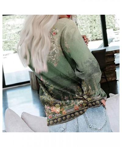 Sweatshirts For Women Trendy 2023 Long Sleeve Butterfly Printed Hoodies Y2kTeen Girls Loose Sweatshirt With Pocket C-green $9...