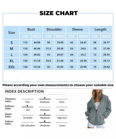 Women's Oversized Zip Up Hoodies Sweatshirts Cute Hooded Pullover Tops Sweaters Casual Fall Jackets with Pockets A Blue $10.3...