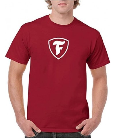 Firestone Apparel - Classic Cotton Branded T Shirt – Unisex Graphic Logo Tshirts – Modern Classic Fit – Adult Sizes Red With ...