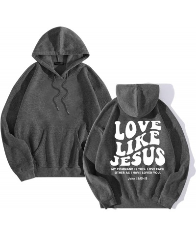 Oversized Hoodie For Women Faith Over Fear Sweatshirts Casual Shape Print Long Sleeve Hooded Drawstring Pullover Hoodie Tops ...