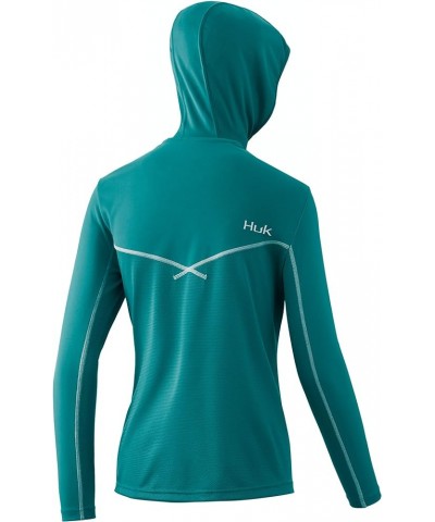 Women's Icon X Hoodie |UPF 50+ Long-Sleeve Fishing Shirt Deep Lake $22.28 Activewear