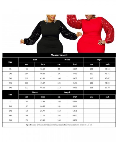 Womens Sexy Plus Size Maxi Dress Sequin Long Sleeve Zipper Elegant Bodycon Party Evening Mermaid Dresses Black $13.74 Dresses