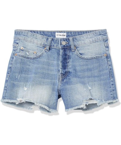 Women's Standard Sasha Vintage Mid-Rise Button-Fly Cutoff Denim Short Portofino $24.09 Shorts