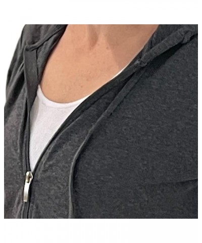 Women's Active Casual Thin Cotton Zip Up Hoodie Jacket Mustard $11.10 Hoodies & Sweatshirts