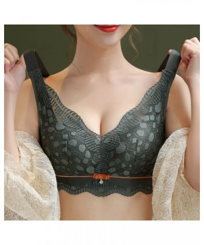 Womens Lingerie Plus Size Sleep Lounge Lace Everyday Bras Corsets Bralette Underwear for Sex Naughty Play Army Green $10.78 O...