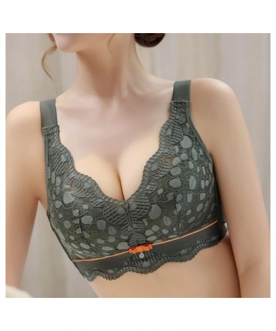 Womens Lingerie Plus Size Sleep Lounge Lace Everyday Bras Corsets Bralette Underwear for Sex Naughty Play Army Green $10.78 O...