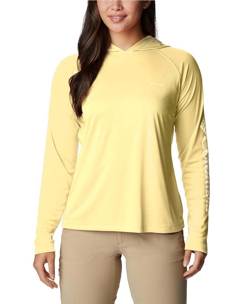 Women's Fork Stream Long Sleeve Hoodie Sunkissed/White Logo $21.45 Activewear