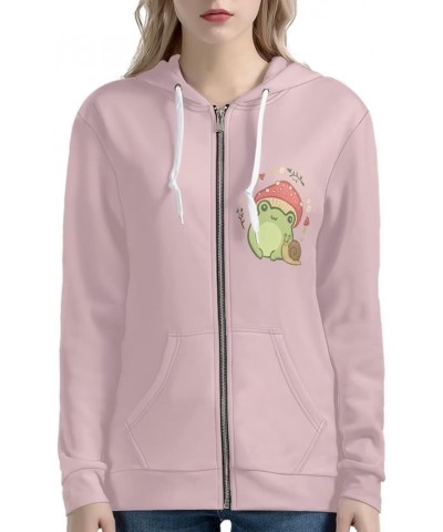 Women's Hoodies & Sweatshirts Zip Up Jacket Casual Fall Tops XS-5XL Frog Mushroom $19.88 Hoodies & Sweatshirts