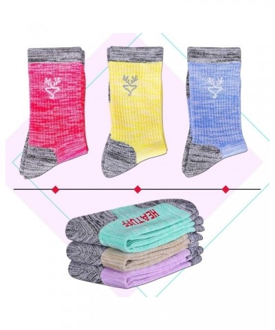 Womens 6 Pack Hiking Crew Socks Performance Athletic Cushion Outdoor Trekking Sock Shoe Size: 6-10 Multicolour 2(6 Pairs) $14...