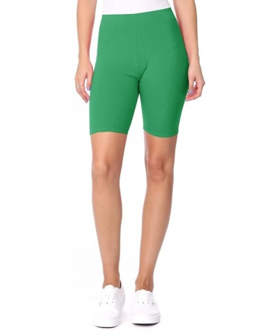 Women's Activewear Workout Cycling Yoga Running Biker Shorts Hpa00462 Kelly Green $11.57 Activewear