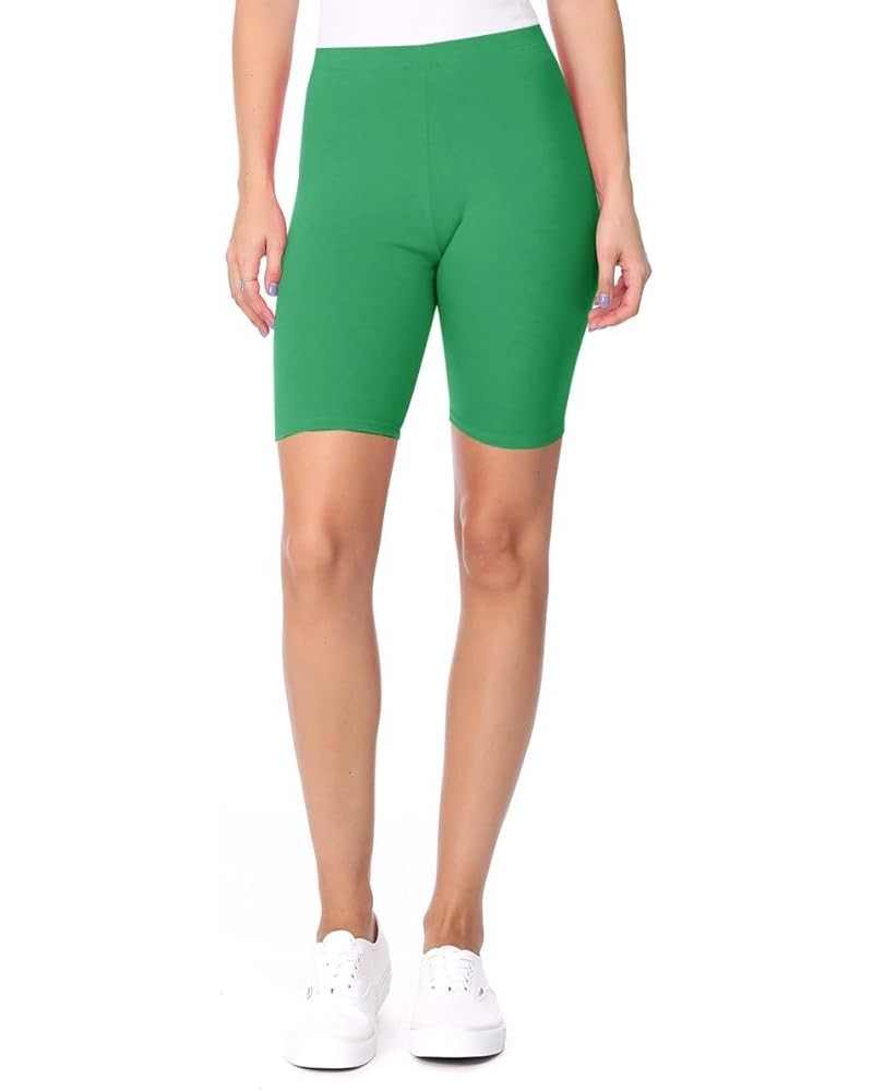 Women's Activewear Workout Cycling Yoga Running Biker Shorts Hpa00462 Kelly Green $11.57 Activewear