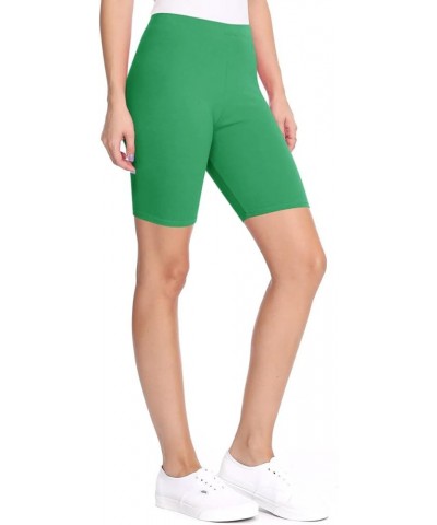 Women's Activewear Workout Cycling Yoga Running Biker Shorts Hpa00462 Kelly Green $11.57 Activewear