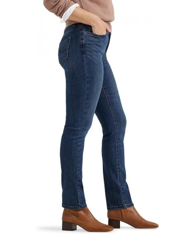 Women's Ultra Lux Comfort with Flex Motion Straight Leg Jean Royal Chakra $16.74 Jeans