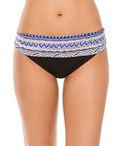 Women's Standard Foldover Swimsuit Bottom Ixtapa Black $12.32 Swimsuits