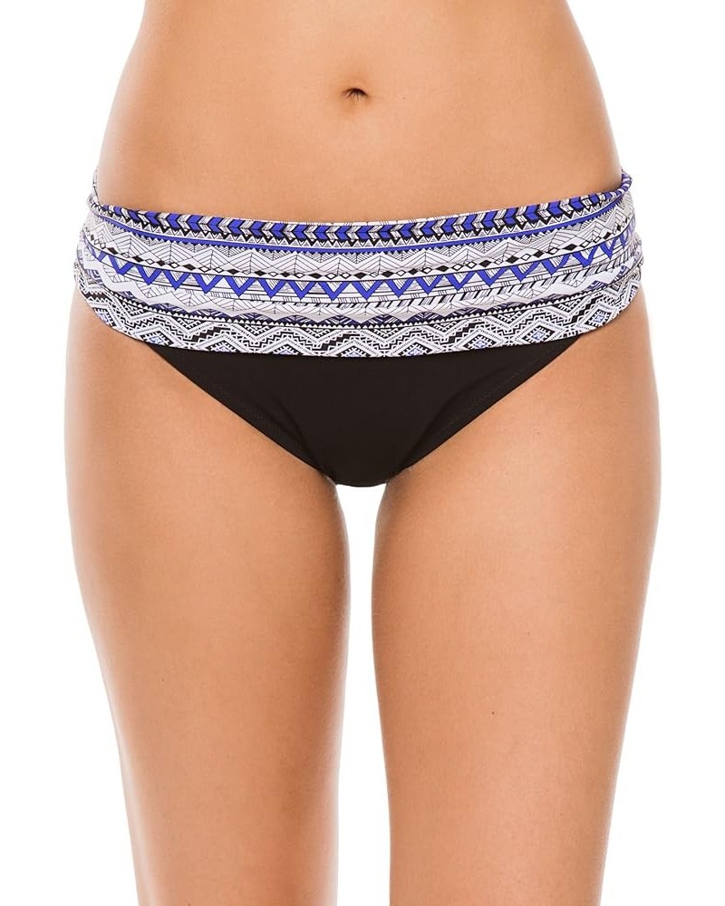 Women's Standard Foldover Swimsuit Bottom Ixtapa Black $12.32 Swimsuits