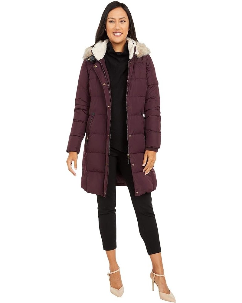 LAUREN Ralph Lauren Heavy Down Berber Puffer Coat Cranberry $37.40 Jackets