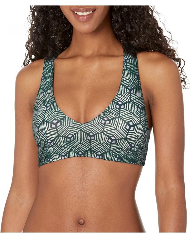 Women's La Jolla Reversible Top Jasper/Frost Tie Dye Large $27.42 Swimsuits