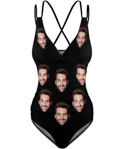 Custom One Piece Bathing Suits with Face Personalized Swimsuits with Picture of Men Photo for Women -9 Style 09-women One Pie...